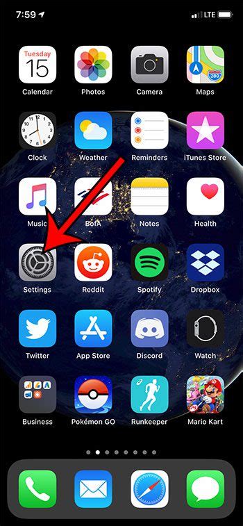 Шаг 1: Откройте настройки Face ID