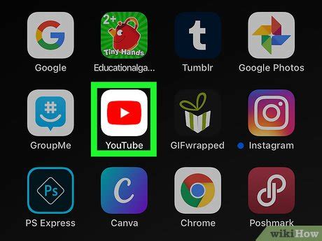 Шаг 1: Откройте приложение YouTube на вашем iPhone