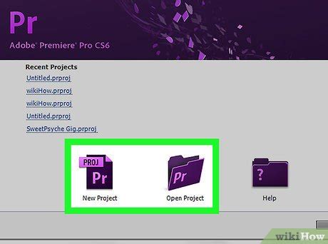 Шаг 1: Открыть проект в Adobe Premiere Pro