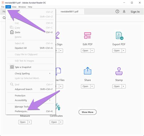 Шаг 1: Открыть PDF файл в Adobe Acrobat
