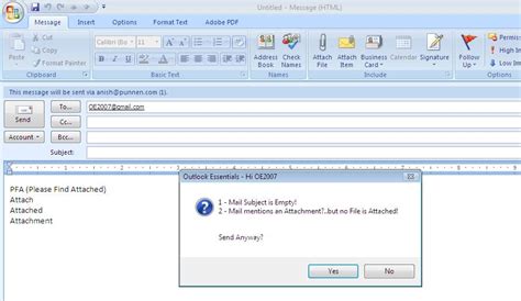Шаг 1. Открытие программы Outlook 2007