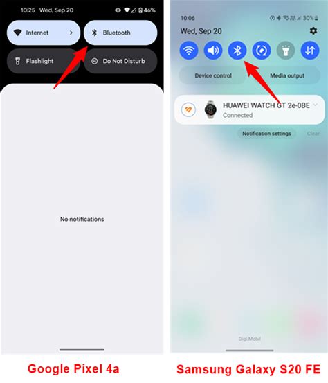 Шаг 2. Включите Bluetooth на телефоне и наушниках