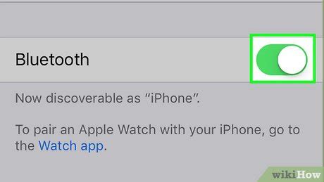 Шаг 2. Включите Bluetooth на iPhone