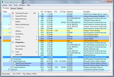 Шаг 3: Использование антивирусного ПО для удаления Process Hacker