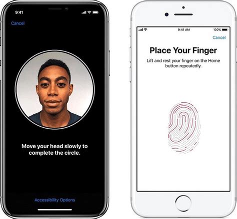 Шаг 3: Настройка функции отпечатка пальца на iPhone 13 2023