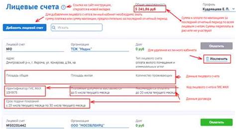 Шаг 3: Подтверждение и получение лицевого счета