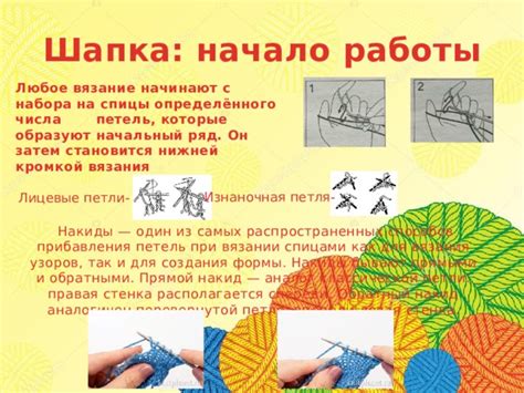 Шаг 3: Увеличение числа петель и создание формы