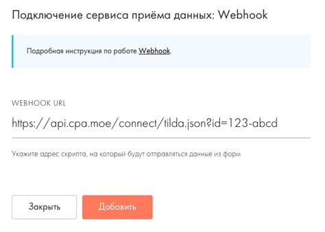 Шаг 4: Укажите URL-адрес