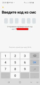 Шаг 5: Ввод кода из смс-сообщения и проверка выигрыша