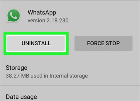 Шаг 5: Как обновить и удалить WhatsApp веб