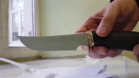 Шаг 5: Проверка остроты ножа