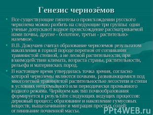 Экономическое значение русского чернозема