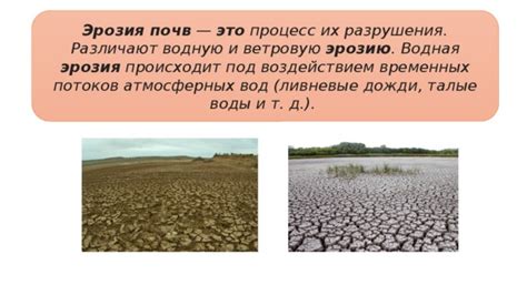 Эрозия поверхности воды под воздействием ветра