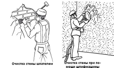 Этапы подготовки стен к нанесению извести